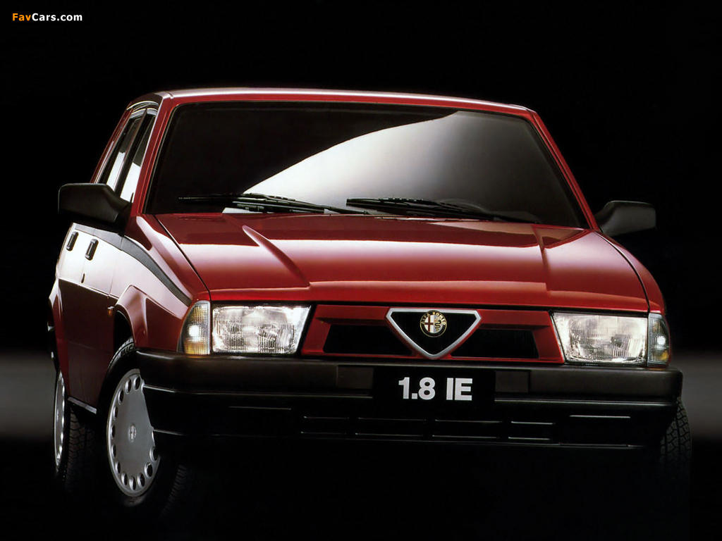 Alfa-Romeo 75  1.8 162.B1L,162.B1F 120 KM - dane techniczne, wymiary, spalanie i opinie