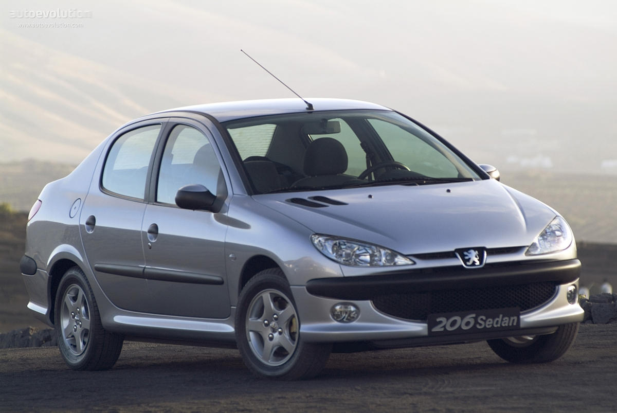 Peugeot 206  1.4 75 KM - dane techniczne, wymiary, spalanie i opinie