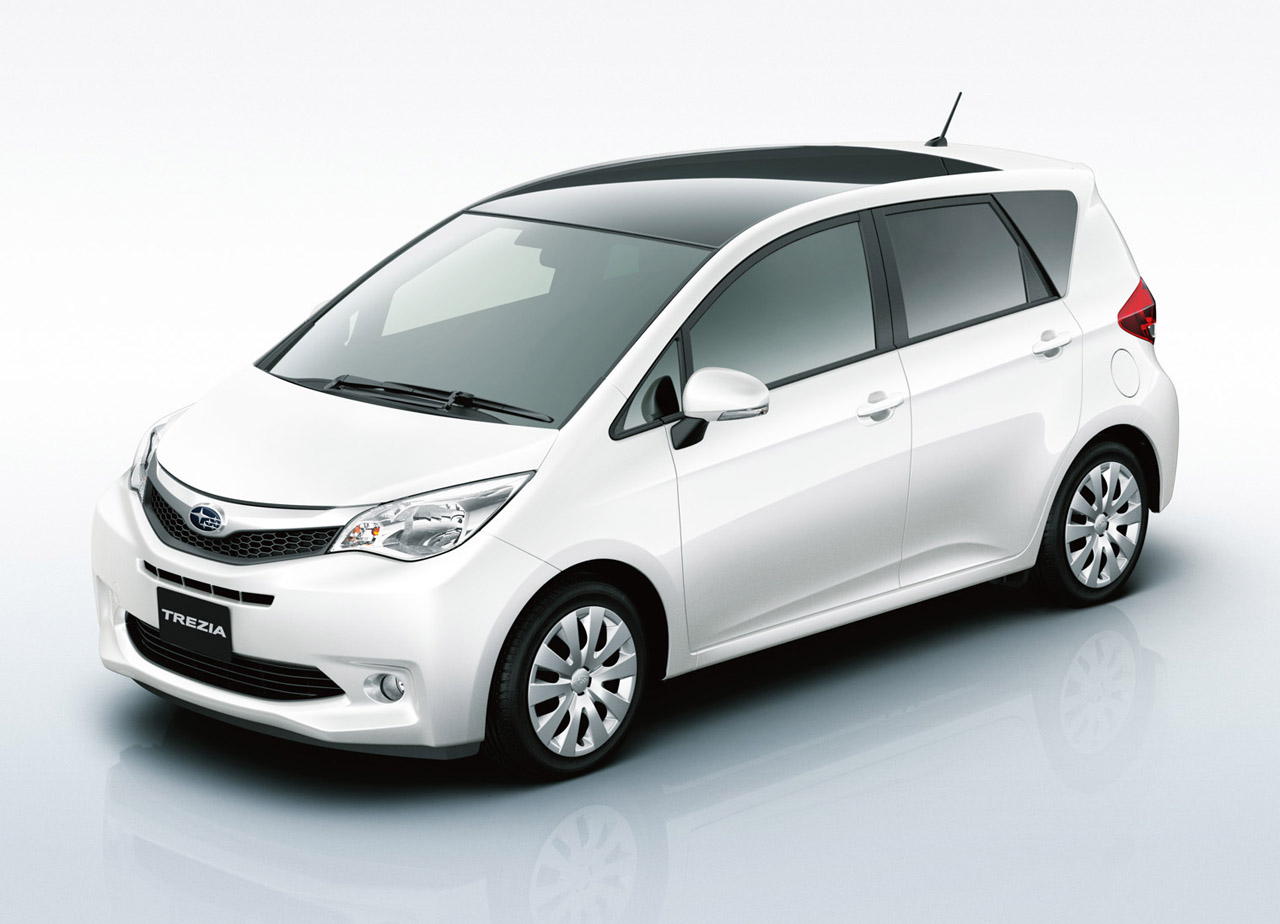 Subaru Trezia  1.5i (109Hp) - dane techniczne, wymiary, spalanie i opinie