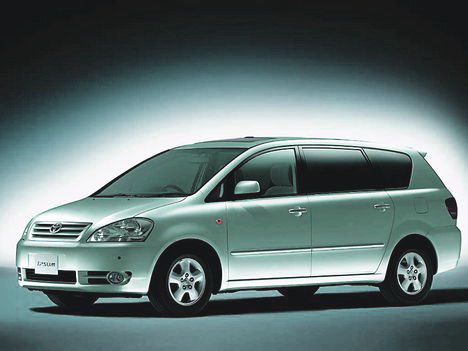 Toyota Ipsum  2.4 i 16V 160 KM - dane techniczne, wymiary, spalanie i opinie