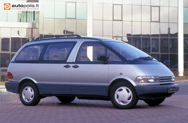 Toyota Previa  2.4 i 156 KM - dane techniczne, wymiary, spalanie i opinie