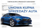 umowa kupna sprzedaży samochodu