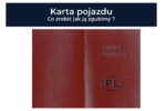 karta pojazdu