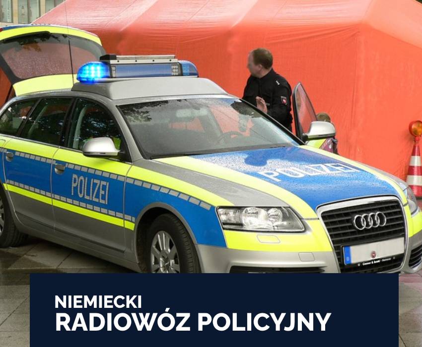 Niemiecki radiowóz policyjny - Audi