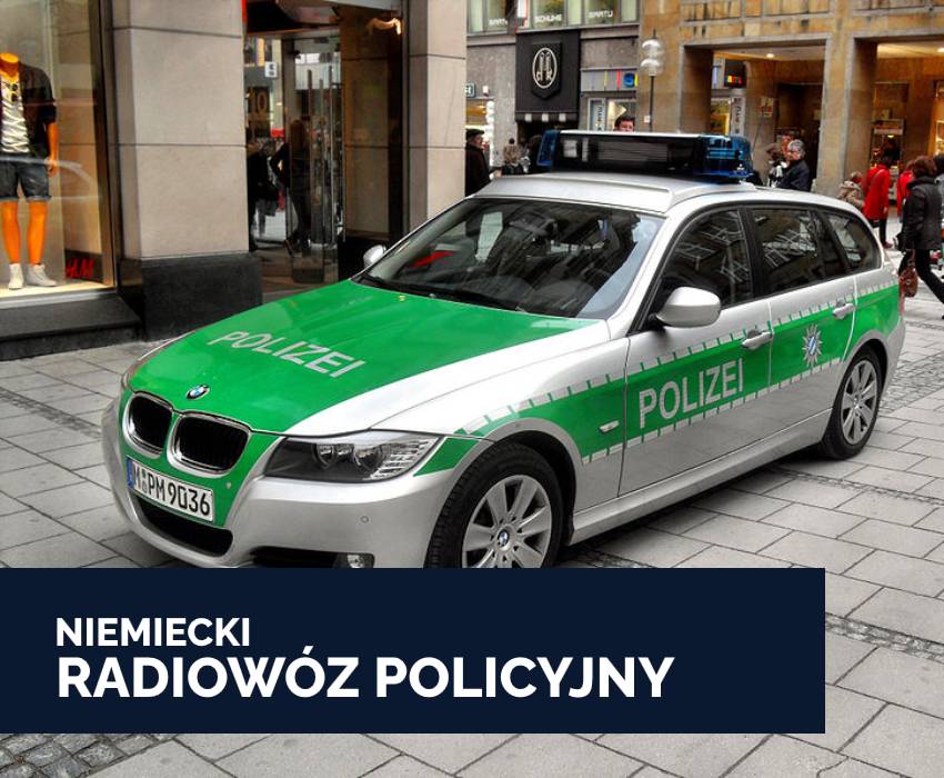 Niemiecki radiowóz policyjny - BMW