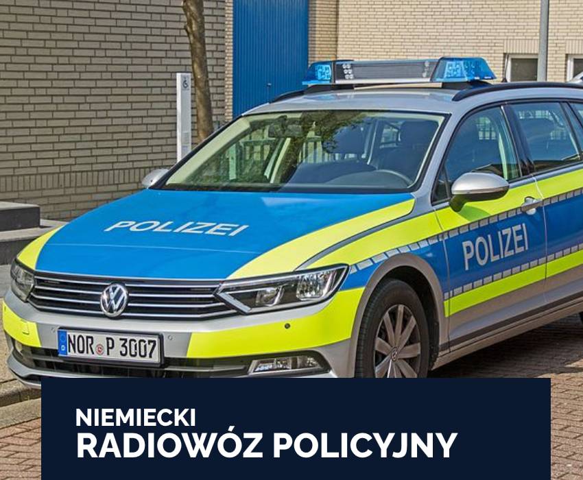 Niemiecki radiowóz policyjny